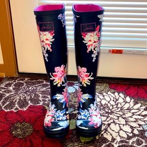 Joules Welly Mid Calf Rain Boots Women US size 6
